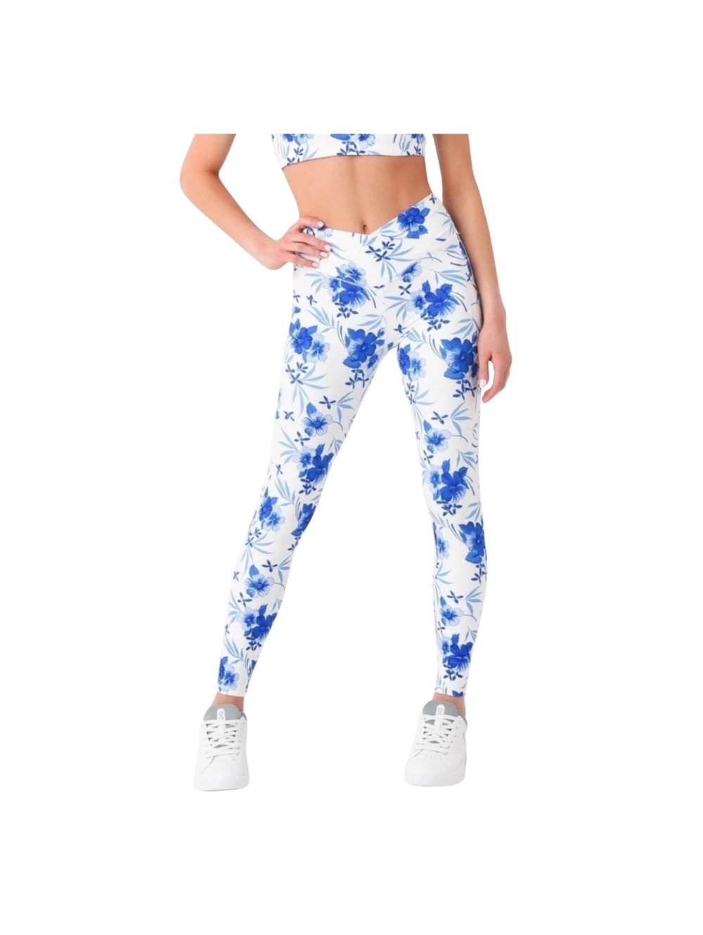 LoveShackFancy Blue Floral Leggings Size XS